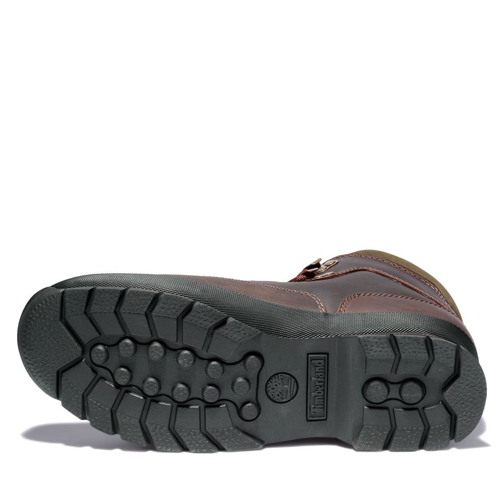 Timberland Mens Hiker Boots Classic Leather Euro - Brown - India MR5230849